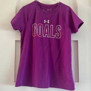 Girls Under Armour T-shirt- Youth Small
